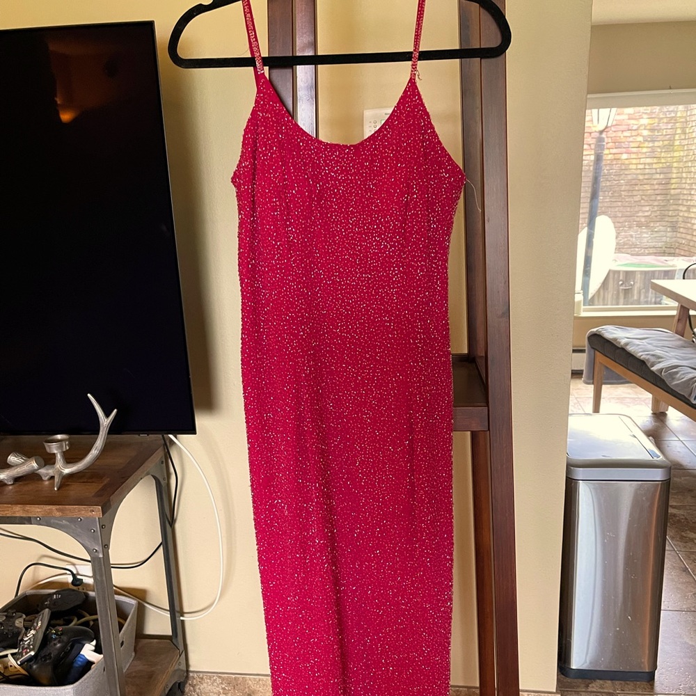 Vintage prom dress! Mariana brand. Sparkles from head to toe! Size 8.
